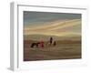 Herding Camel Train, Inner Mongolia-Vincent Haddelsey-Framed Giclee Print