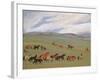 Herding Horses, Inner Mongolia-Vincent Haddelsey-Framed Giclee Print