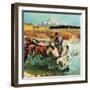 "Herding Horses", September 13, 1952-John Clymer-Framed Giclee Print