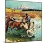 "Herding Horses", September 13, 1952-John Clymer-Mounted Giclee Print