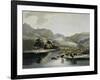 Herds of Bison and Elk on the Upper Missouri-Karl Bodmer-Framed Giclee Print