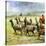 Herds of Llamas in the Andes-Ferdinando Tacconi-Stretched Canvas