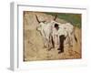 Herdsman and Cattle-Giovanni Fattori-Framed Giclee Print