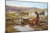 Herdsmen Huts at Macugnaga, 1895-Leonardo Bistolfi-Mounted Giclee Print