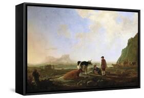 Herdsmen with Cows, C.1645-Aelbert Cuyp-Framed Stretched Canvas