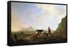 Herdsmen with Cows, C.1645-Aelbert Cuyp-Framed Stretched Canvas