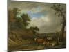 Herdsmen with their Cattle, after Paulus Potter-Paulus Potter-Mounted Art Print