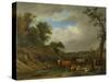 Herdsmen with their Cattle, after Paulus Potter-Paulus Potter-Stretched Canvas