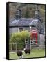 Herdwick Sheep and Cottage, Borrowdale, Lake District, Cumbria, England-Doug Pearson-Framed Stretched Canvas