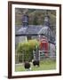 Herdwick Sheep and Cottage, Borrowdale, Lake District, Cumbria, England-Doug Pearson-Framed Photographic Print