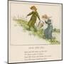 Here are Jack and His Sister Jill Making Their Way up the Hill-Kate Greenaway-Mounted Art Print