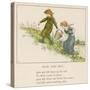 Here are Jack and His Sister Jill Making Their Way up the Hill-Kate Greenaway-Stretched Canvas