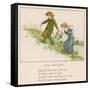 Here are Jack and His Sister Jill Making Their Way up the Hill-Kate Greenaway-Framed Stretched Canvas