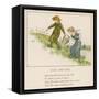 Here are Jack and His Sister Jill Making Their Way up the Hill-Kate Greenaway-Framed Stretched Canvas