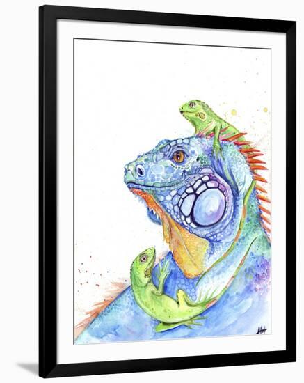 Here be Dragons-Marc Allante-Framed Giclee Print
