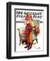 "Here Boy!," Saturday Evening Post Cover, December 5, 1936-Frances Tipton Hunter-Framed Giclee Print