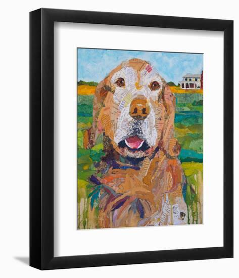 Here Boy!-null-Framed Art Print