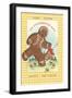 Here Comes Gingerbread Man-null-Framed Art Print