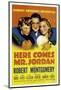 Here Comes Mr. Jordan, Rita Johnson, Robert Montgomery, Evelyn Keyes, 1941-null-Mounted Photo