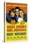 Here Comes Mr. Jordan, Rita Johnson, Robert Montgomery, Evelyn Keyes, 1941-null-Stretched Canvas