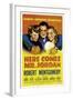 Here Comes Mr. Jordan, Rita Johnson, Robert Montgomery, Evelyn Keyes, 1941-null-Framed Photo