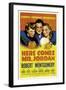 Here Comes Mr. Jordan, Rita Johnson, Robert Montgomery, Evelyn Keyes, 1941-null-Framed Photo