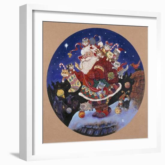 Here Comes Santa Claus-Bill Bell-Framed Giclee Print
