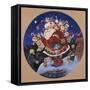 Here Comes Santa Claus-Bill Bell-Framed Stretched Canvas