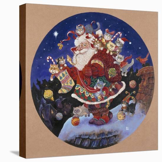 Here Comes Santa Claus-Bill Bell-Stretched Canvas