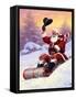 Here Comes Santa-Jack Sorenson-Framed Stretched Canvas