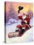 Here Comes Santa-Jack Sorenson-Stretched Canvas