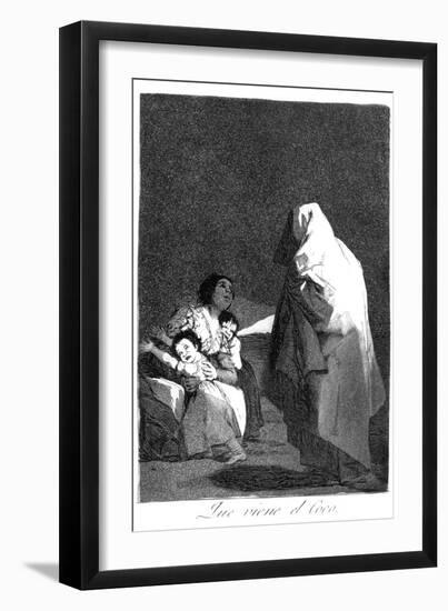 Here Comes the Bogeyman, 1799-Francisco de Goya-Framed Giclee Print