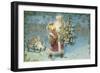 Here Comes the Christmas Tree-null-Framed Giclee Print