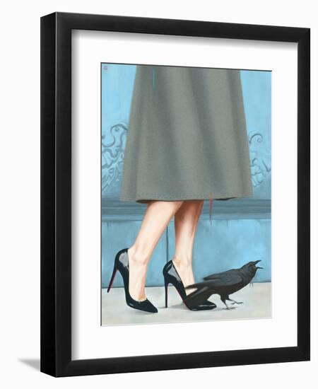 Here Comes the Queen-Alexander Grahovsky-Framed Art Print