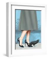 Here Comes the Queen-Alexander Grahovsky-Framed Art Print