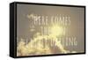 Here Comes the Sun-Vintage Skies-Framed Stretched Canvas