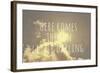 Here Comes the Sun-Vintage Skies-Framed Giclee Print