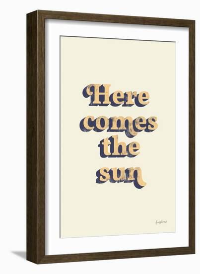 Here Comes the Sun-Becky Thorns-Framed Art Print