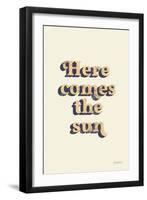 Here Comes the Sun-Becky Thorns-Framed Art Print