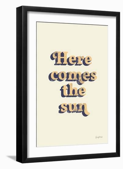 Here Comes the Sun-Becky Thorns-Framed Art Print