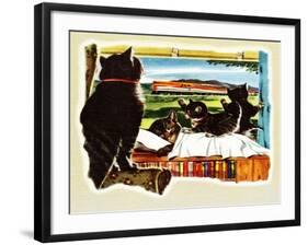 Here Comes Your Train, Chester-Charles Bracker-Framed Giclee Print