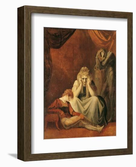 Here I and Sorrow Sit", Act II Scene I of "King John" by William Shakespeare 1783-Henry Fuseli-Framed Giclee Print