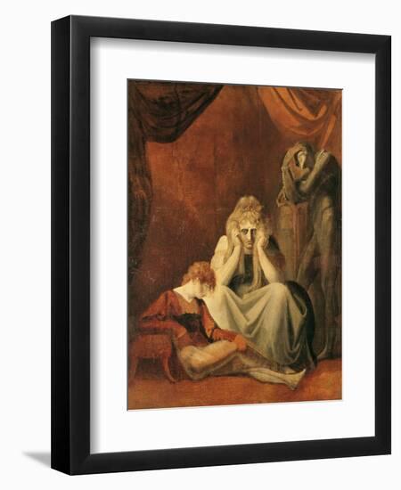 Here I and Sorrow Sit", Act II Scene I of "King John" by William Shakespeare 1783-Henry Fuseli-Framed Giclee Print