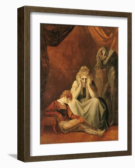 Here I and Sorrow Sit", Act II Scene I of "King John" by William Shakespeare 1783-Henry Fuseli-Framed Giclee Print