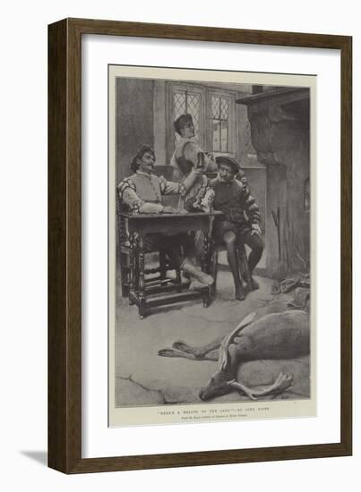 Here's a Health to the Lass!-John Scott-Framed Giclee Print