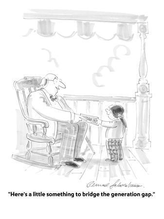 Here's a little something to bridge the generation gap. Here's a little something to bridge the generation gap.