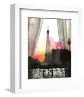 Here’s Looking at You Paris-Jessica Durrant-Framed Art Print