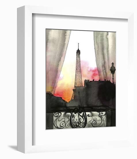 Here’s Looking at You Paris-Jessica Durrant-Framed Art Print