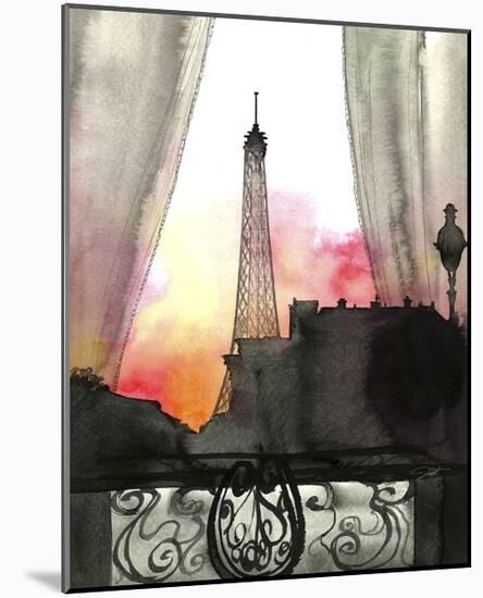 Here’s Looking at You Paris-Jessica Durrant-Mounted Giclee Print