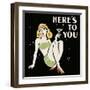 Here's to You-null-Framed Art Print